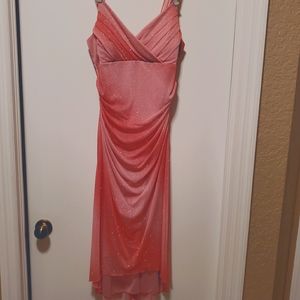 Pink glitterry evening or Prom dress